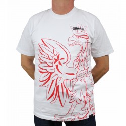 PATRIOTIC koszulka EAGLE SHADOW biały red