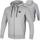 PIT BULL bluza FRENCH TERRY SMALL LOGO ZIP grey