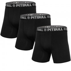 PIT BULL bokserki 3 PACK PITBULL black