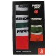 PATRIOTIC bokserki 3 PACK FUTURA blcak / green / red