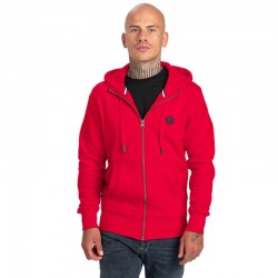 PIT BULL bluza SMALL LOGO ZIP hoodie red