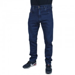 PROSTO spodnie ALPHA jeans slim dark blue