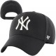 47 Brand czapka NY New York YANKES MVP black B-MVPSP17WBP-BK
