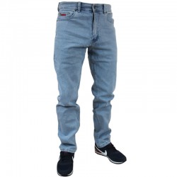 PROSTO spodnie POCKLOG jeans regular light blue