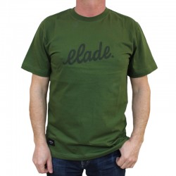 ELADE koszulka HANDWRITTEN green