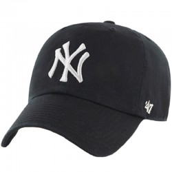 47 Brand czapka NY New York Yankees Clean black B-RGW17GWS-BKD