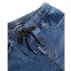NEW BAD LINE szorty ICON Jeans spodenki blue