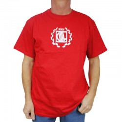 DIIL koszulka LAUR HEMP GRU czerwony