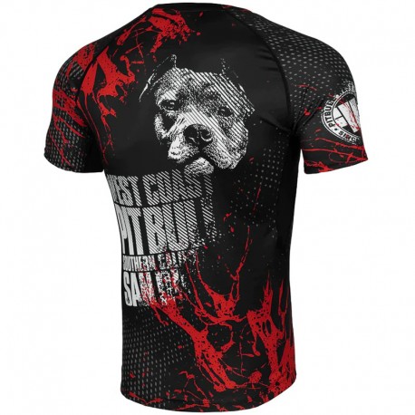 PIT BULL koszulka BLOOD DOG Rash Guard Sportowa Treningowa