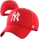 47 Brand czapka NY New York YANKES MVP red B-MVPSP17WBP-RDB