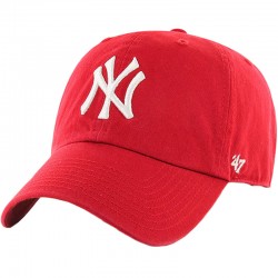 47 Brand czapka NY New York Yankees Clean red B-RGW17GWS-RD