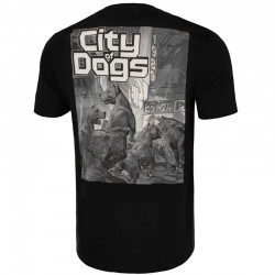 PIT BULL koszulka CITY OF DOGS czarny